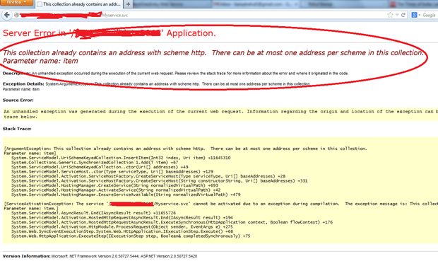 collection already contains an address
